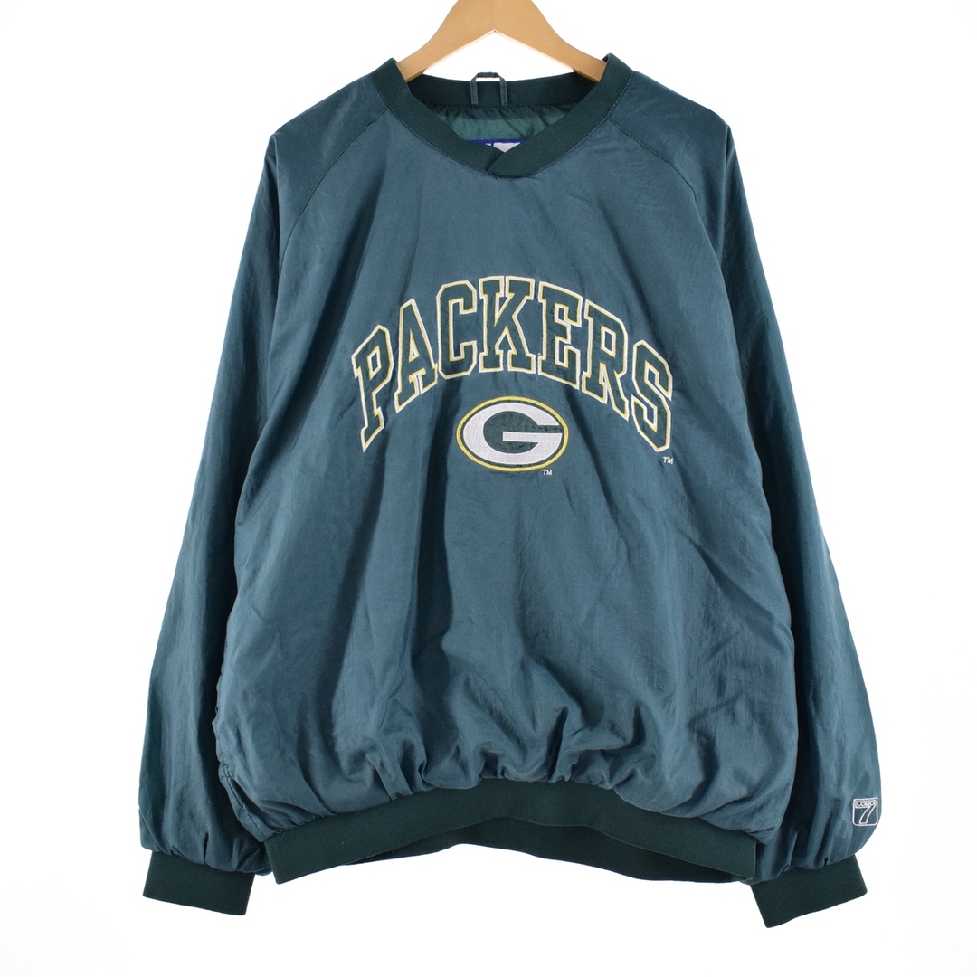 リーボック Reebok NFL GREEN BAY PACKERS グリーンベイパッカーズ ウォームアッププルオーバー メンズXL /eaa363570