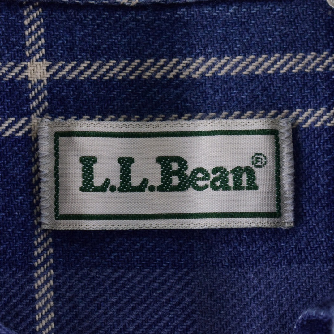 L.L.Bean(エルエルビーン)の古着 80年代 エルエルビーン L.L.Bean チェック柄 長袖 ボタンダウン ヘビーネルシャツ メンズM ヴィンテージ /eaa347905 メンズのトップス(シャツ)の商品写真