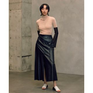 エディットフォールル(EDIT.FOR LULU)のTTM WET LEATHER MAXI SKIRT(ロングスカート)