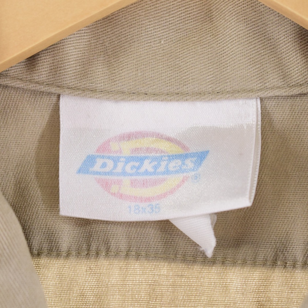 Dickies(ディッキーズ)の古着 ディッキーズ Dickies 長袖 ワークシャツ メンズXXL /eaa336357 メンズのトップス(シャツ)の商品写真