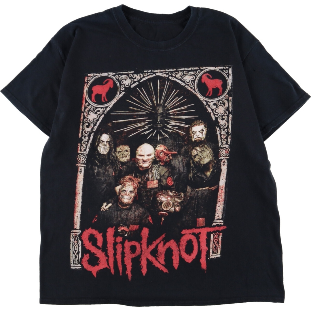 古着 SLIPKNOT スリップノット 両面プリント バンドTシャツ バンT メンズL /eaa346977 | フリマアプリ ラクマ