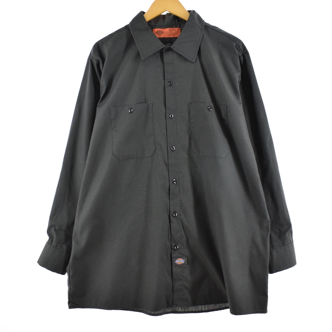 Dickies(ディッキーズ)の古着 ディッキーズ Dickies 長袖 ワークシャツ メンズXL /eaa345315 メンズのトップス(シャツ)の商品写真