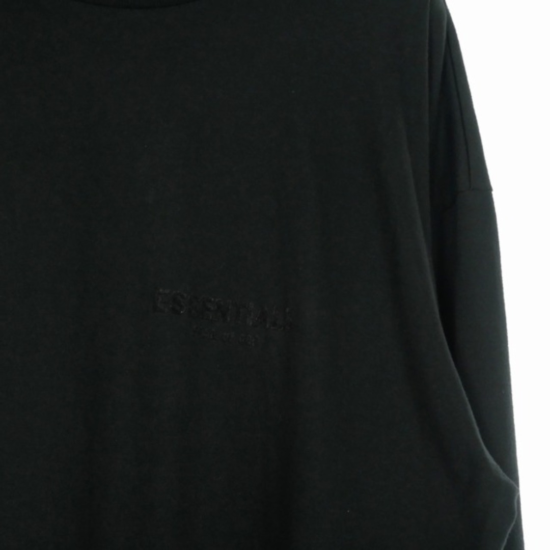 エッセンシャルズ フィアオブゴッド フロックロゴ プリント Tシャツ M 黒