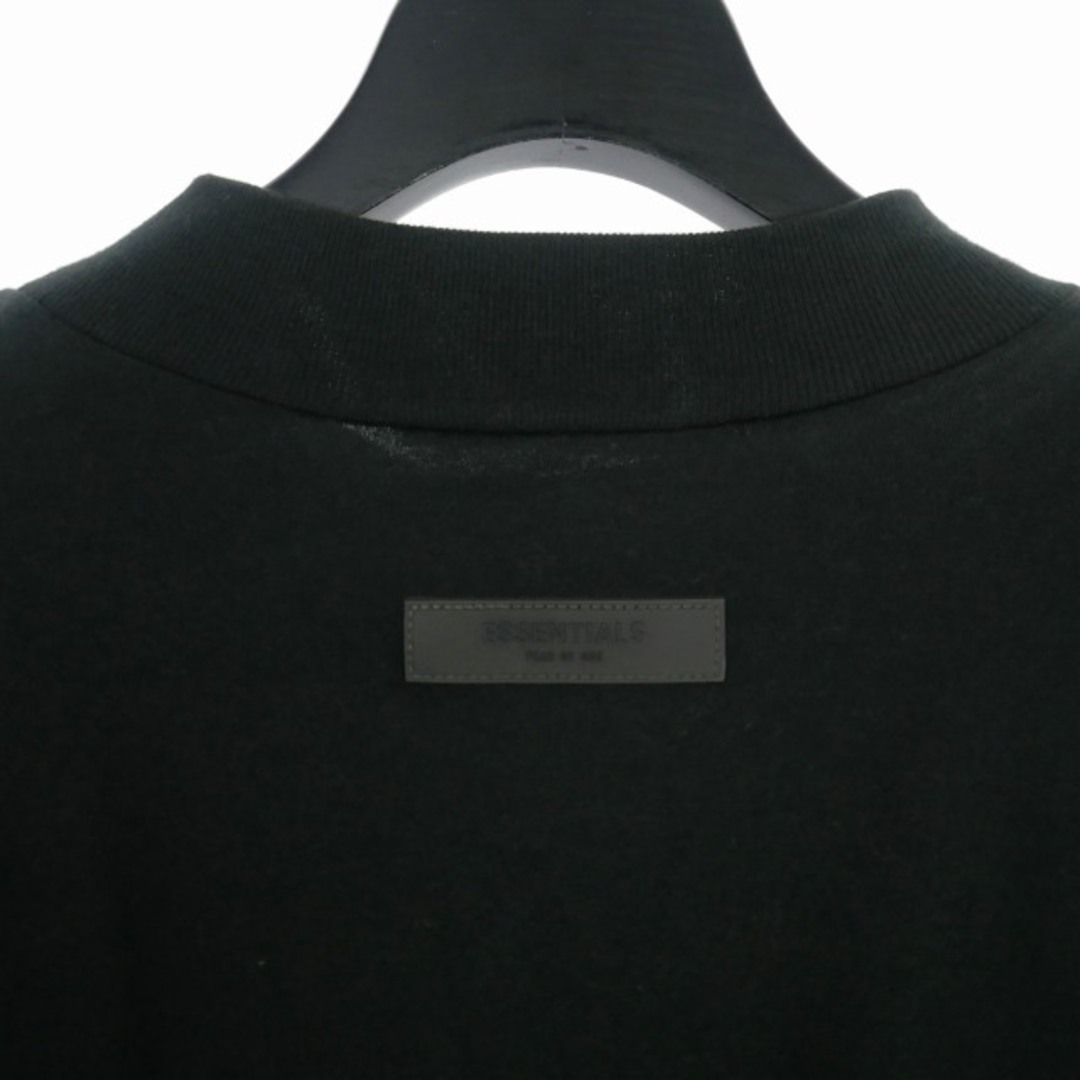 エッセンシャルズ フィアオブゴッド フロックロゴ プリント Tシャツ M 黒