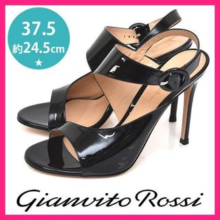 ジャンヴィットロッシ(Gianvito Rossi)のほぼ新品♪ジャンヴィトロッシ バックル サンダル 37.5(約24.5cm)(サンダル)