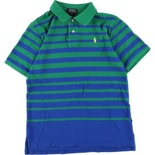 ラルフローレン(Ralph Lauren)の古着 ラルフローレン Ralph Lauren POLO RALPH LAUREN 半袖 ボーダー ポロシャツ レディースL /eaa346566(ポロシャツ)