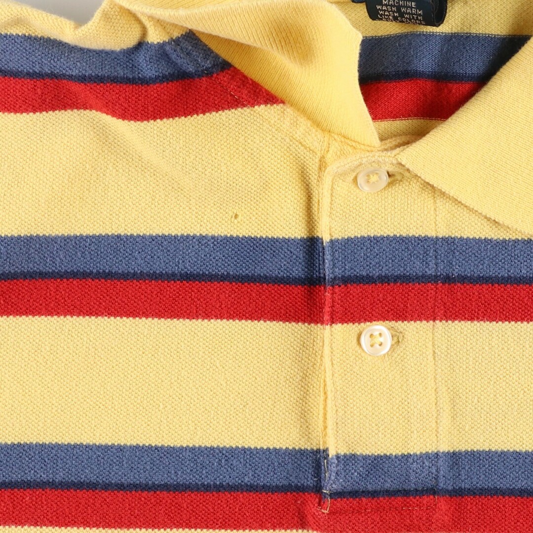 Ralph Lauren(ラルフローレン)の古着 ラルフローレン Ralph Lauren POLO RALPH LAUREN 半袖 ボーダー ポロシャツ レディースXL /eaa346569 レディースのトップス(ポロシャツ)の商品写真