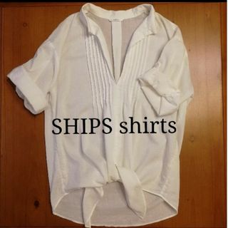 シップス(SHIPS)のSHIPS  シップス　半袖シャツ　ブラウス　レディース(Tシャツ(半袖/袖なし))