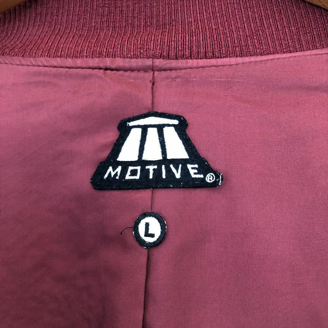 MOTIVE - 名作 MOTIVE バイルスタジャン バーガンディーL モーティブの