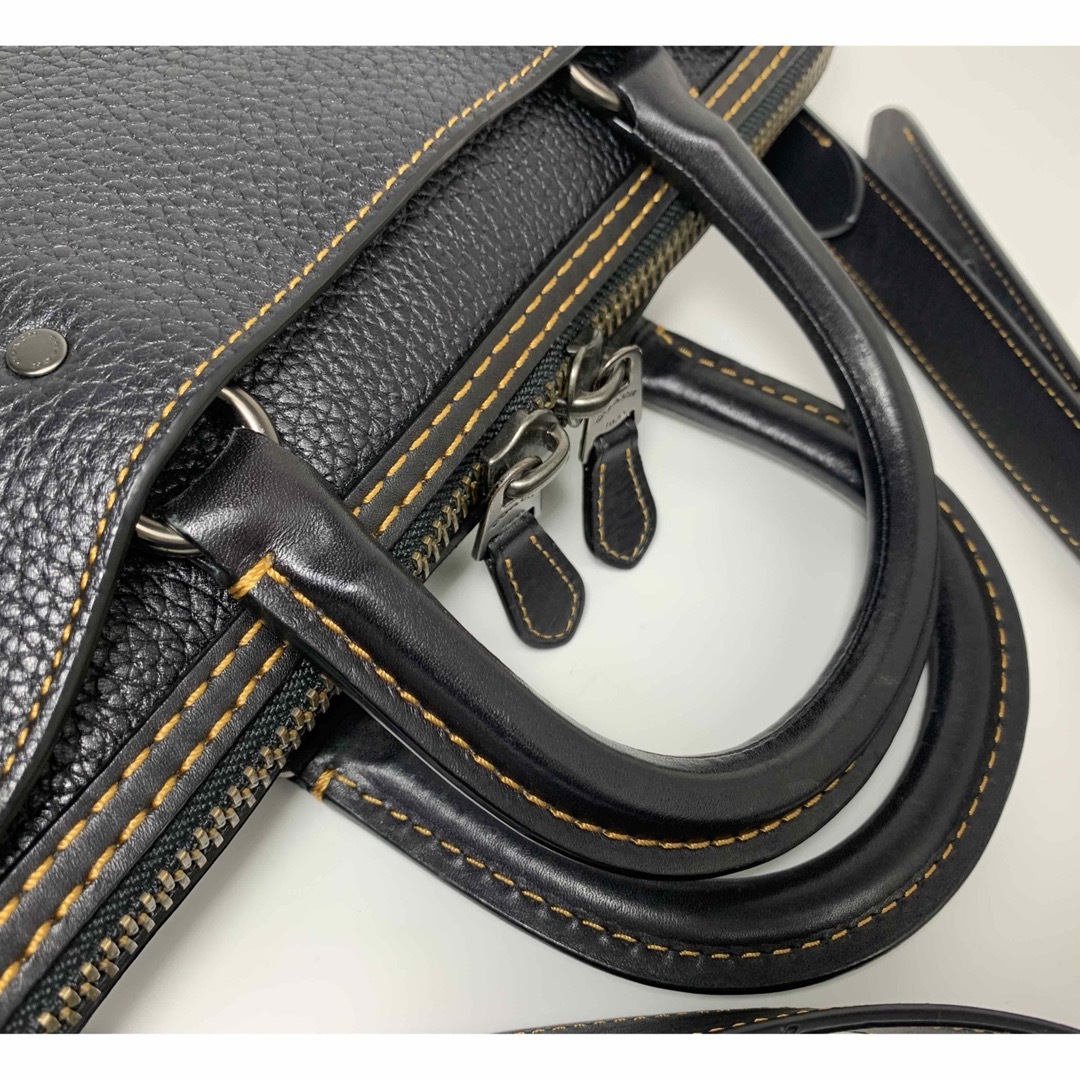 美品☆コーチ メンズ COACH レザー ローグ 2Way ビジネスバッグ