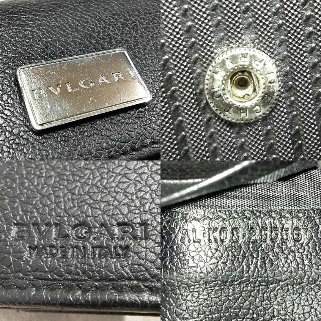 BVLGARI(ブルガリ)のBVLGARI ブルガリ Wホック ミレリゲ ３つ折長財布 PVC カーフレザー メンズのファッション小物(長財布)の商品写真