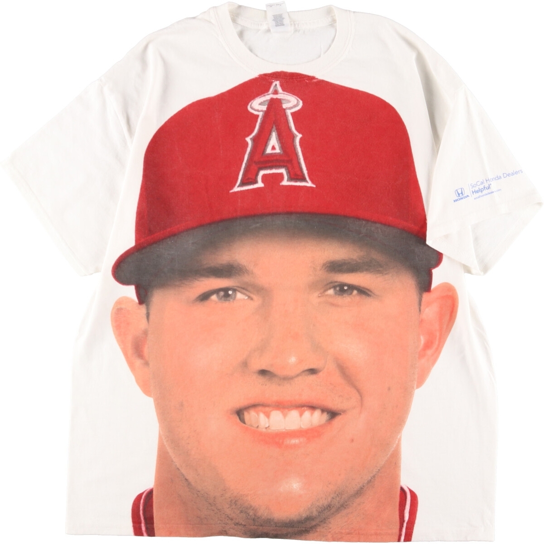 GILDAN Los Angeles Angels スポーツプリントTシャツ メンズXL /eaa346756