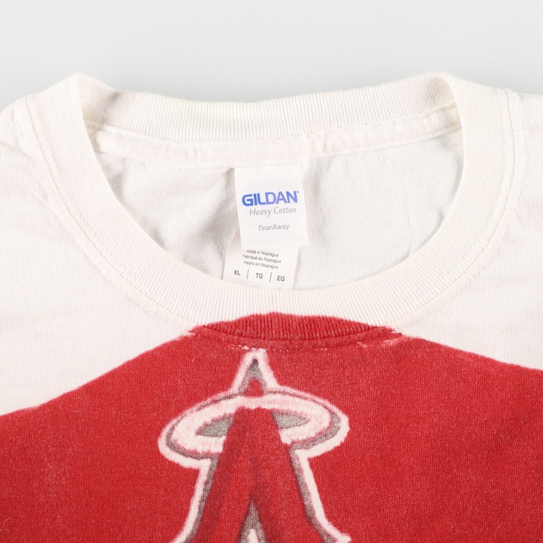 GILDAN Los Angeles Angels スポーツプリントTシャツ メンズXL /eaa346756