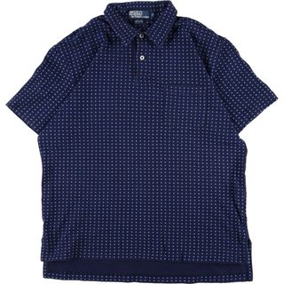 ラルフローレン(Ralph Lauren)の古着 ラルフローレン Ralph Lauren POLO by Ralph Lauren ドット柄 半袖 ポロシャツ メンズM /eaa343307(ポロシャツ)