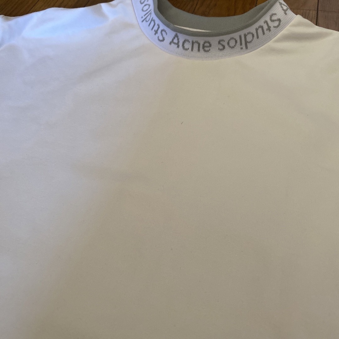 Acne Studious モックネック Tシャツ M ホワイト 3