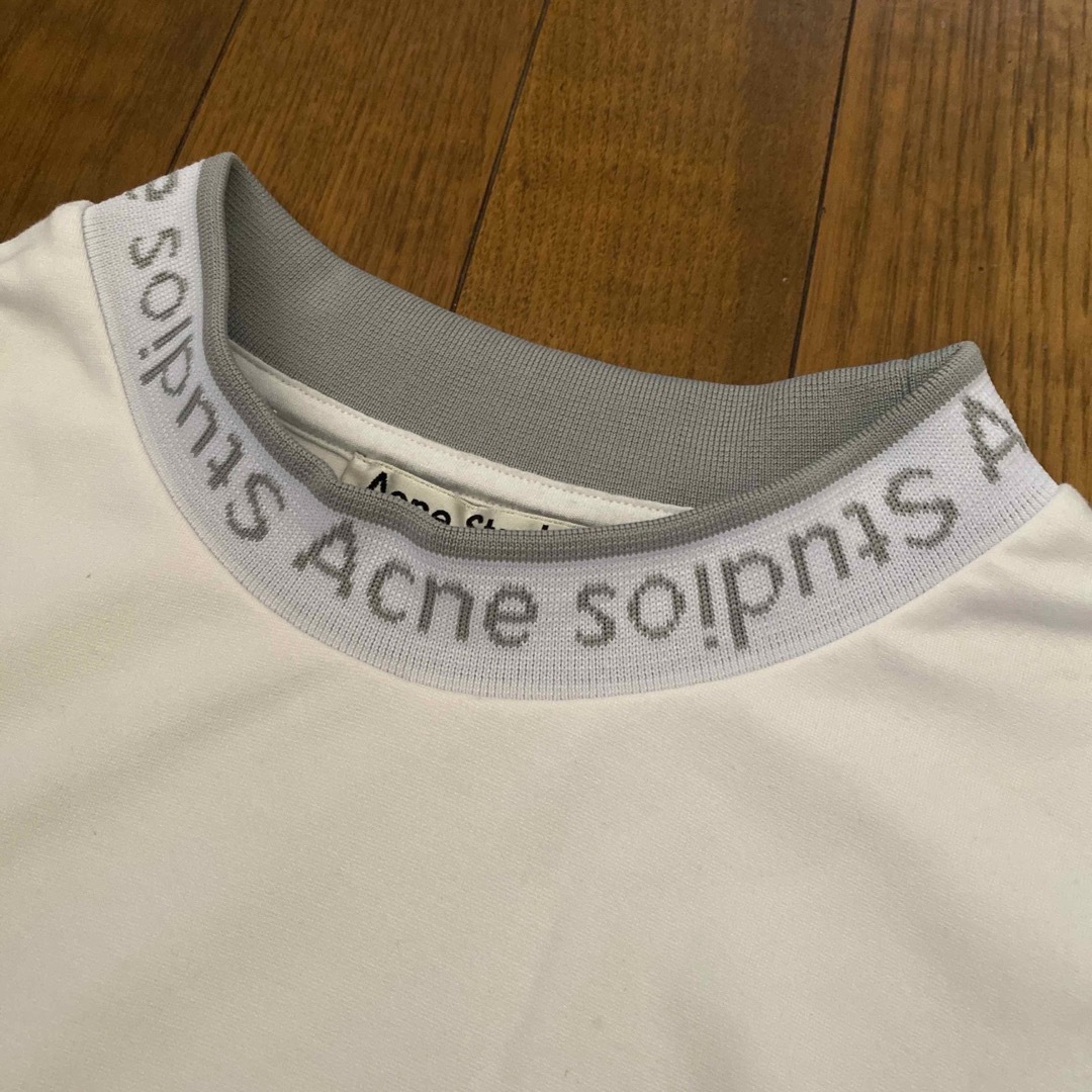 Acne Studious モックネック Tシャツ M ホワイト 1