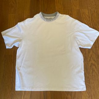 アクネストゥディオズ(Acne Studios)のAcne Studious モックネック Tシャツ M ホワイト(Tシャツ/カットソー(半袖/袖なし))