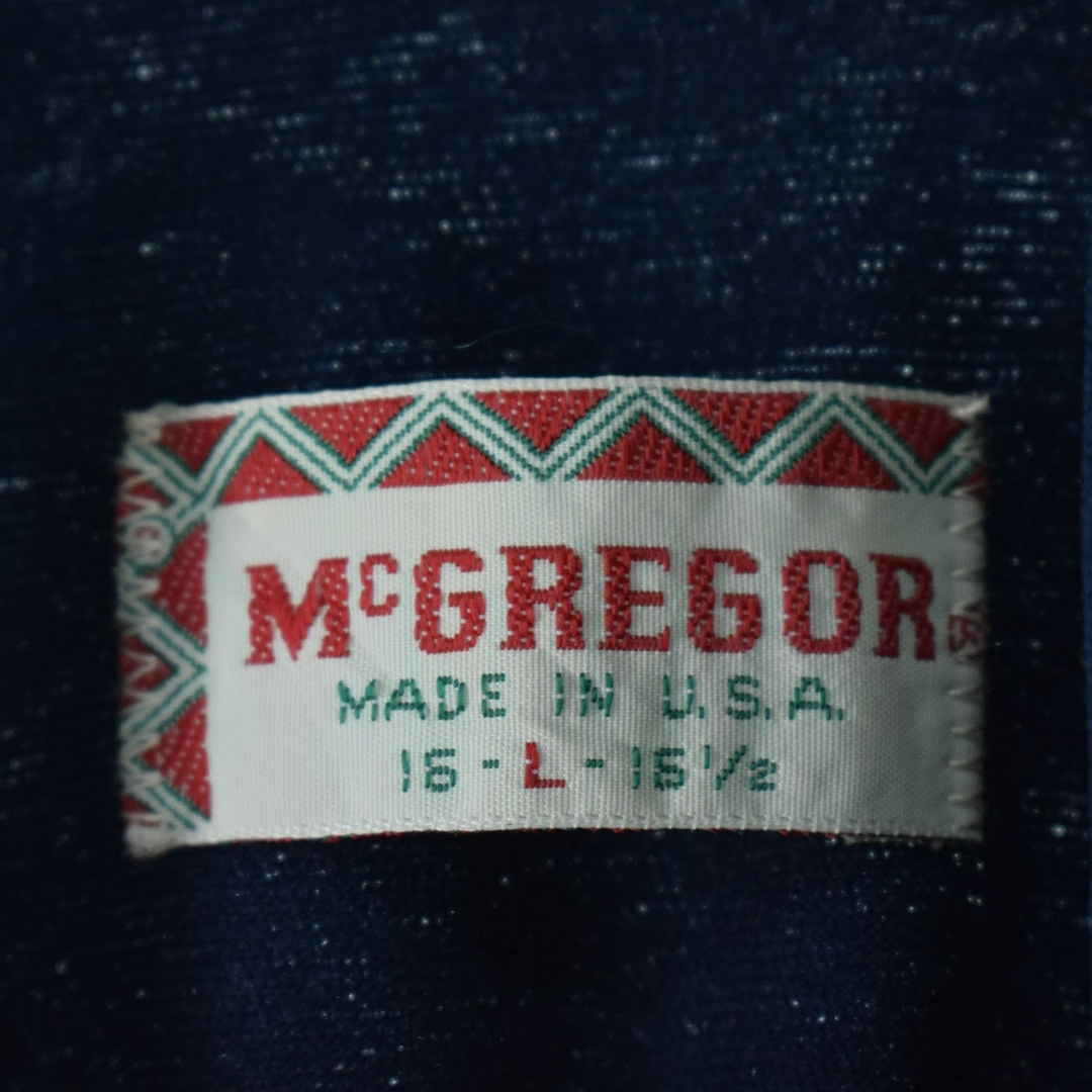 McGREGOR(マックレガー)の古着 マックレガー McGREGOR 長袖 ポリコットンシャツ USA製 メンズM /eaa345247 メンズのトップス(シャツ)の商品写真