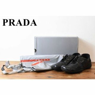 希少 y2k 00s PRADA SPORT レザー スニーカー スリッポン