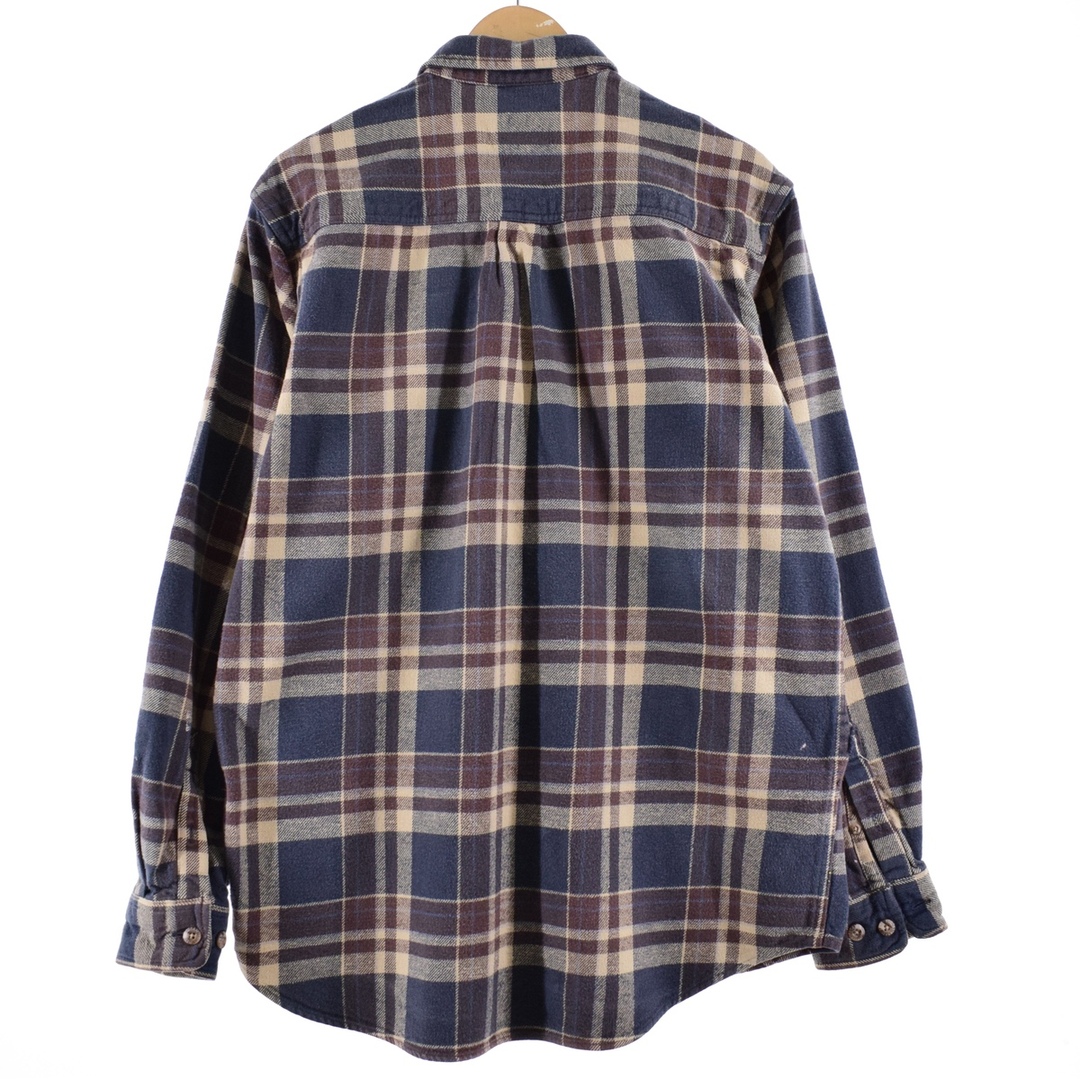 古着 FIELD&STREAM チェック柄 長袖 ヘビーネルシャツ メンズL ...