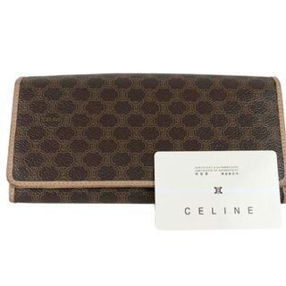 セリーヌ(celine)のセリーヌ　マカダム　長財布　ギャランティーカード付き(財布)