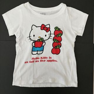 ハローキティ(ハローキティ)のユニクロ キッズTシャツ 100 ハローキティ(Tシャツ/カットソー)