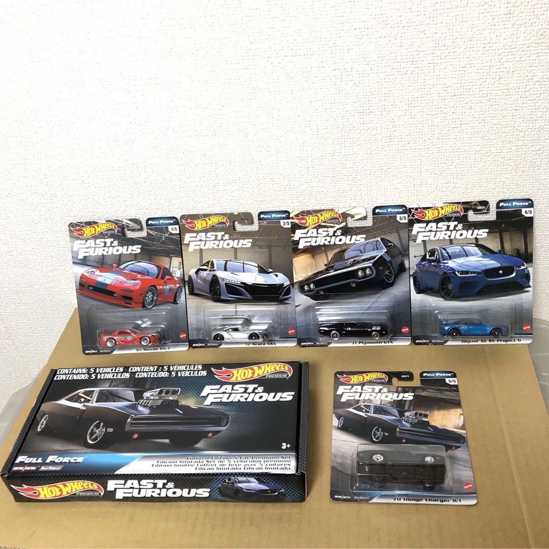 ホットウィール ワイルドスピード FULL FORCE プレミアムボックス ホットウィール ワイルドスピード FULL FORCE プレミアムボックス