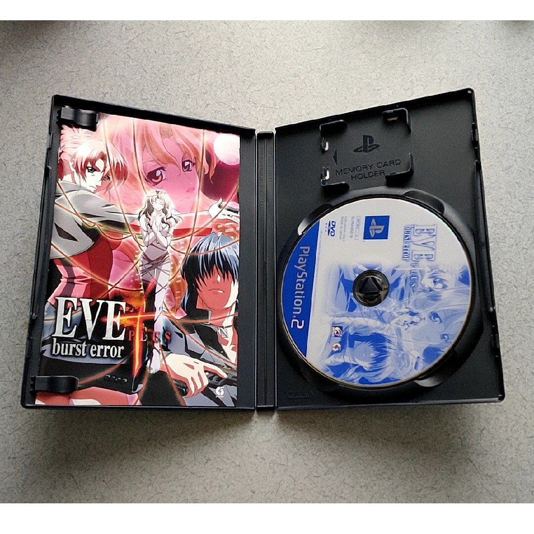 ps2ソフト Eve burst error plus エンタメ/ホビーのゲームソフト/ゲーム機本体(家庭用ゲームソフト)の商品写真