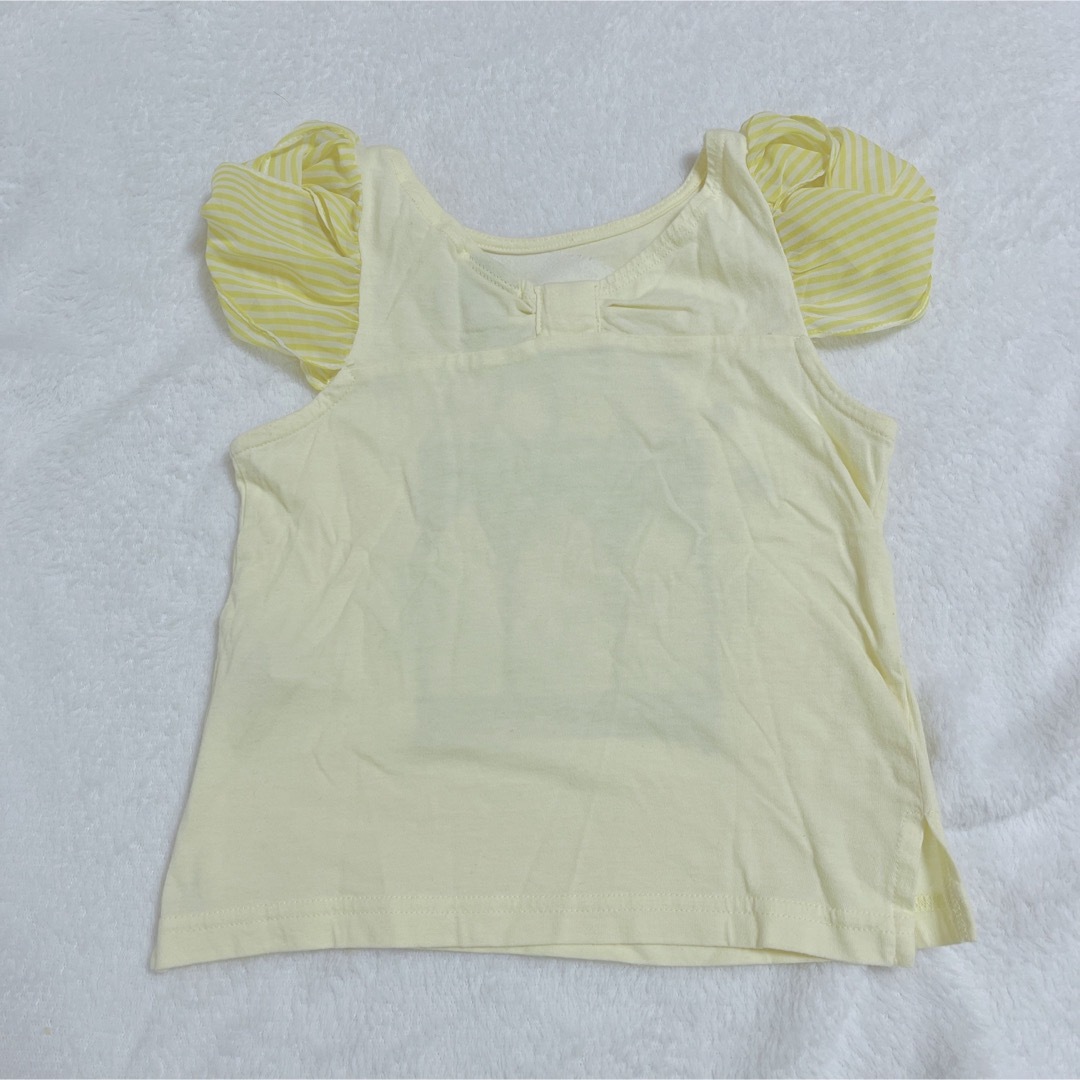 ANNA SUI mini - 【美品】アナスイミニ 100㎝ Tシャツ 黄色 猫の通販