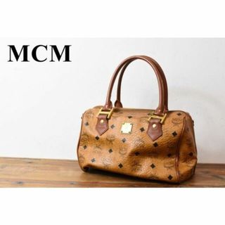 SL AQ0005 高級 MCM エムシーエム レザー 総柄 ロゴ ミニ ハンド