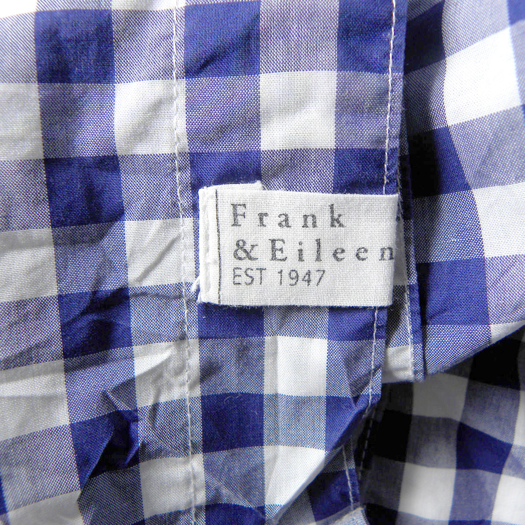 USA製 フランクアンドアイリーン 定番BARRY チェックシャツ 国内正規品