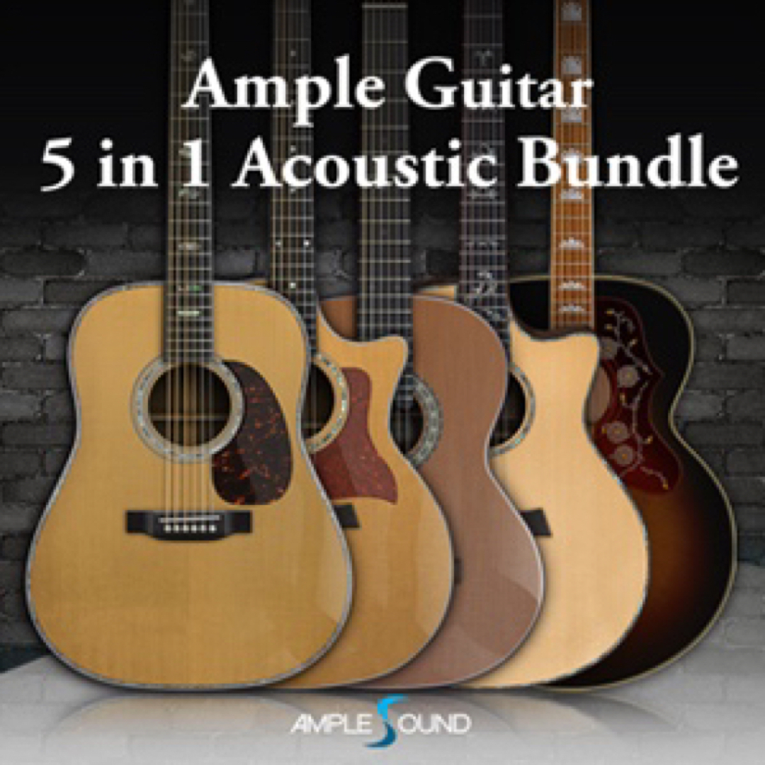 AMPLE GUITAR 5 IN 1 ACOUSTIC BUNDLE  譲渡