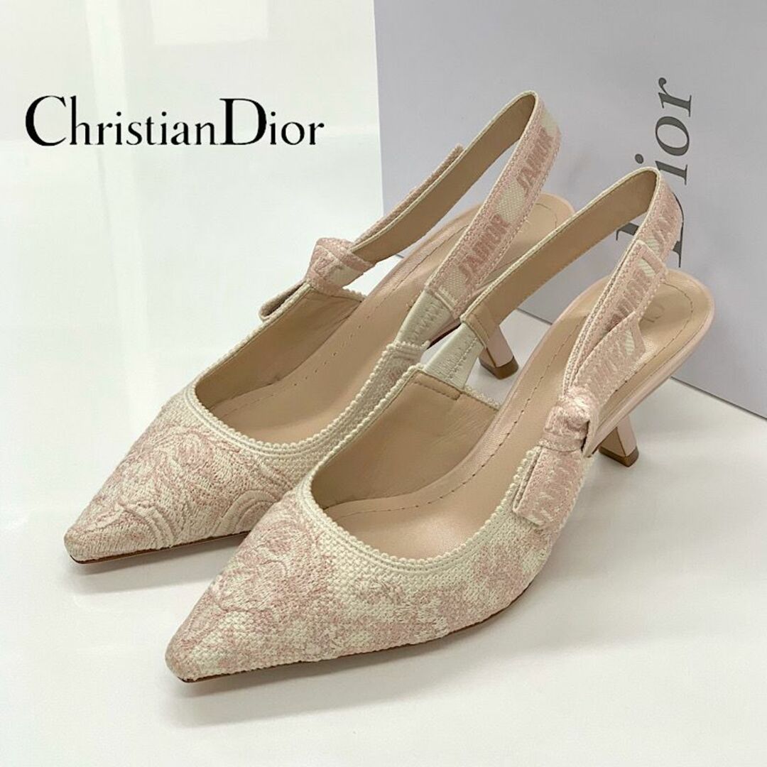 Christian Dior(クリスチャンディオール)の5075 クリスチャンディオール j'adior ファブリック パンプス レディースの靴/シューズ(ハイヒール/パンプス)の商品写真