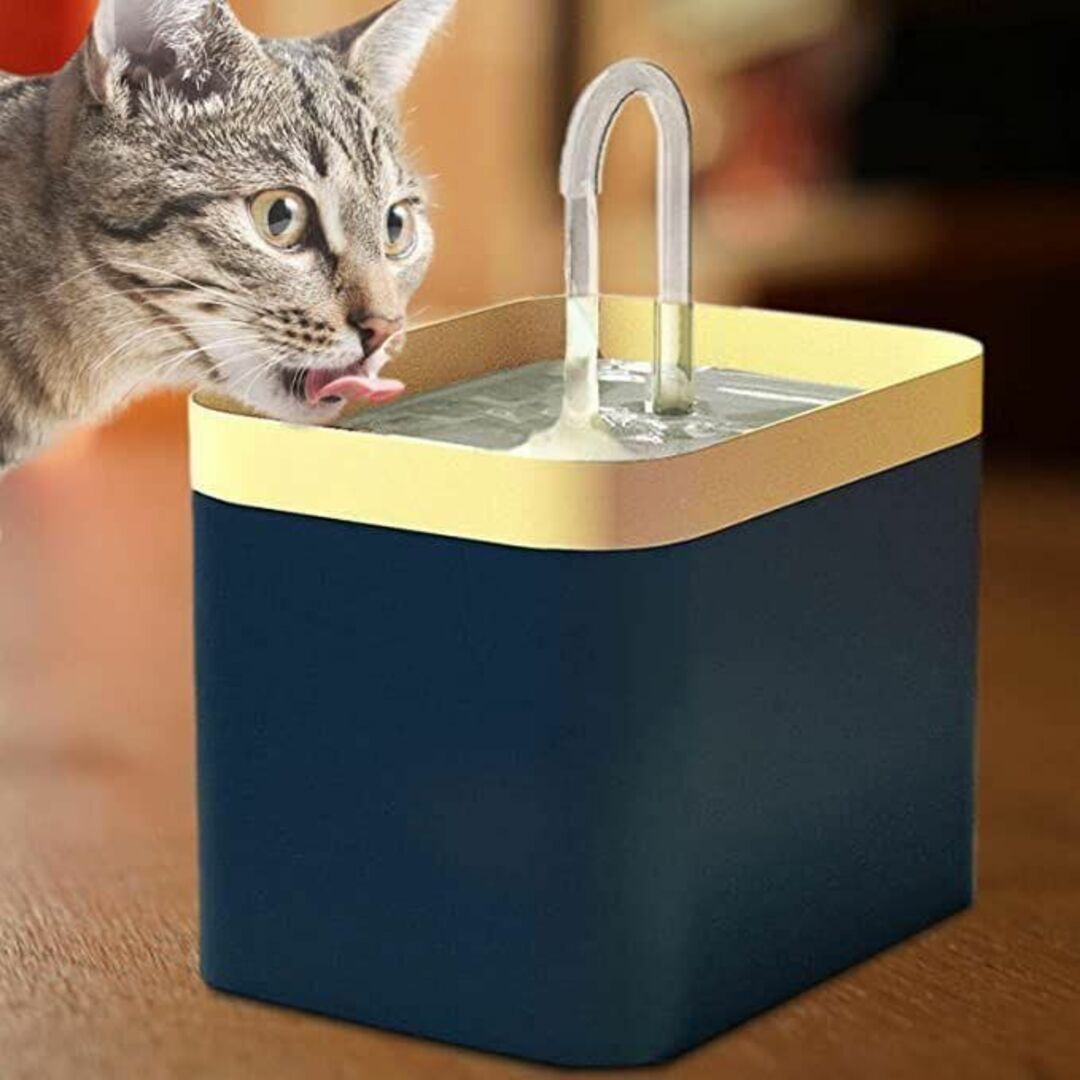 給水器 ペット用 水飲み器 猫 犬 循環式 静音 フィルター付き 真空ポンプ その他のペット用品(猫)の商品写真