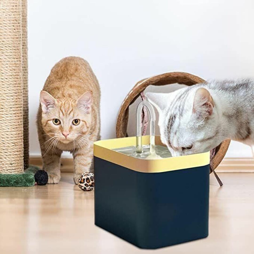 給水器 ペット用 水飲み器 猫 犬 循環式 静音 フィルター付き 真空ポンプ その他のペット用品(猫)の商品写真