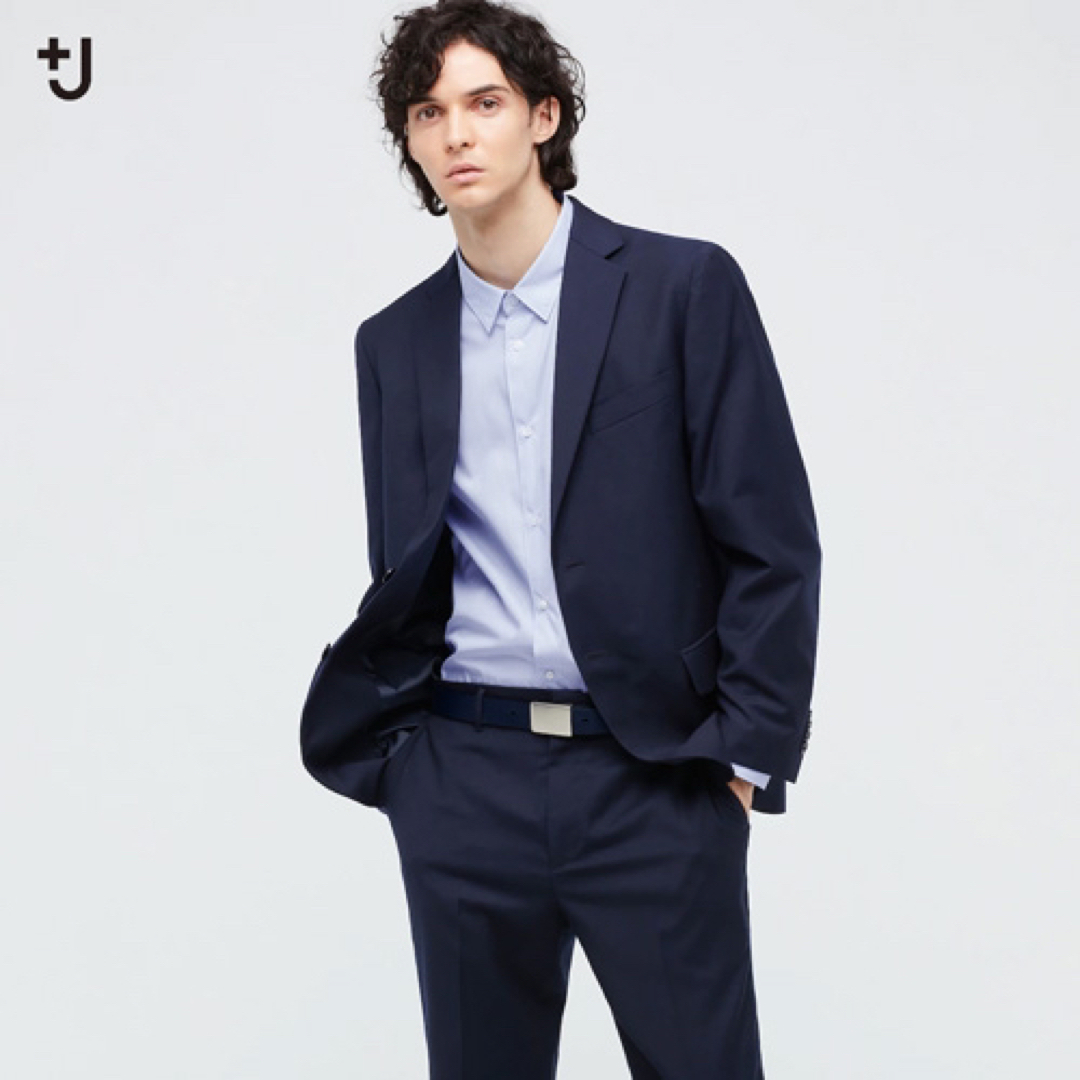 JIL SANDER - +J ウールジャケット セットアップ NAVYの通販 by JIL SANDER - +J ウールジャケット セットアップ NAVYの通販 by