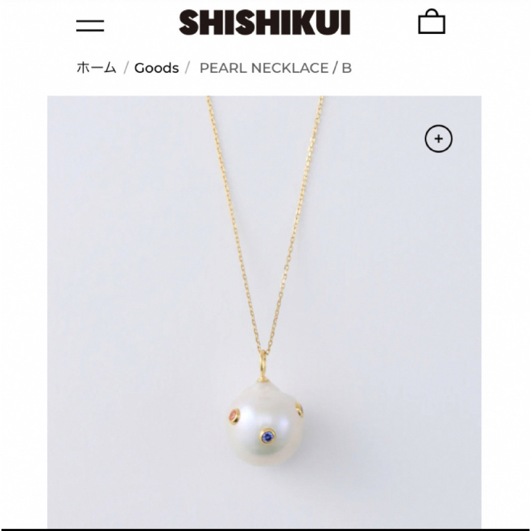 Ron Herman(ロンハーマン)のTHE SHISHIKUI パールPEARL NECKLACE / B レディースのアクセサリー(ネックレス)の商品写真