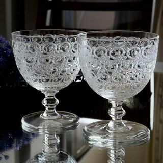 バカラ ローハン シャンパンクープ 5客 傷無 美品 Baccarat 古美術品