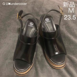 ジーユー(GU)の新品gu✖︎undercover サンダル　ブラック(サンダル)