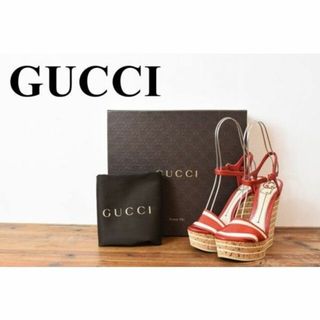 グッチ(Gucci)のSL AR0002 高級 近年モデル GUCCI グッチ ウェッジソール 厚底(サンダル)