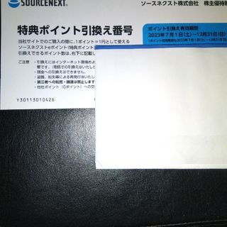 最新　2000円分　ソースネクスト　優待(その他)