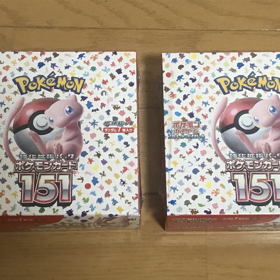 Box/デッキ/パックポケモンカード 151 シュリンク付き2BOX