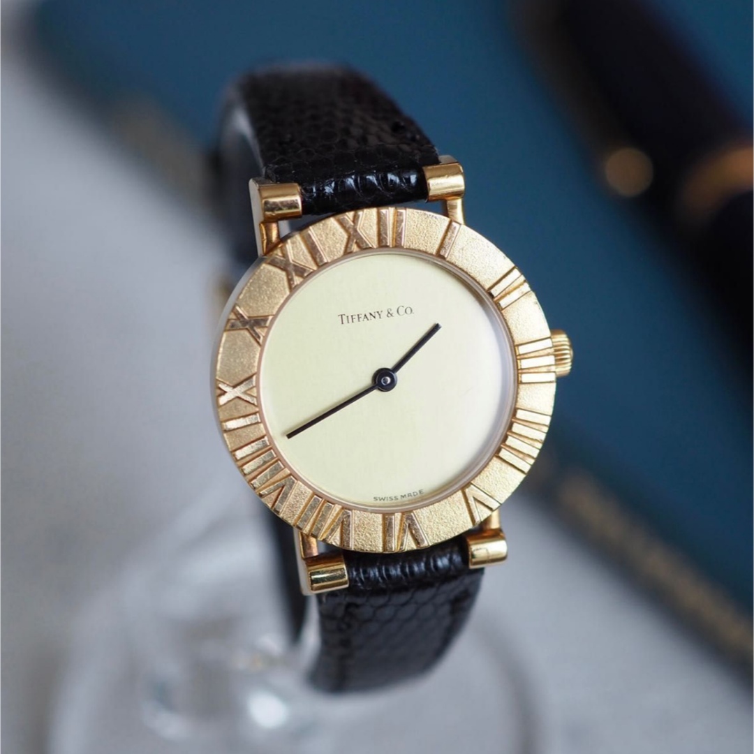 Tiffany & Co.(ティファニー)の新品ムーブメント✨超美品✨ティファニー アトラス K18 金無垢 全純正 箱付 レディースのファッション小物(腕時計)の商品写真