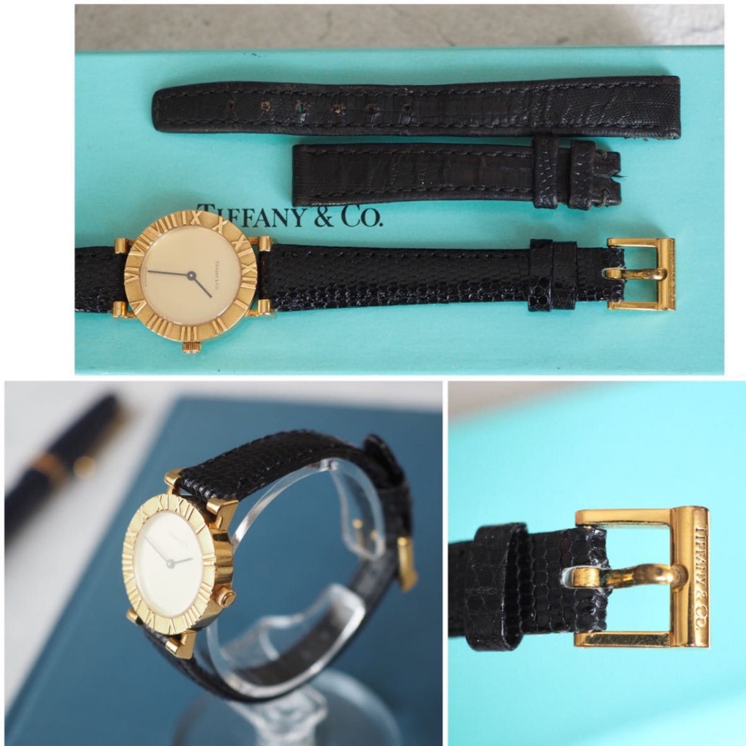 Tiffany & Co.(ティファニー)の新品ムーブメント✨超美品✨ティファニー アトラス K18 金無垢 全純正 箱付 レディースのファッション小物(腕時計)の商品写真