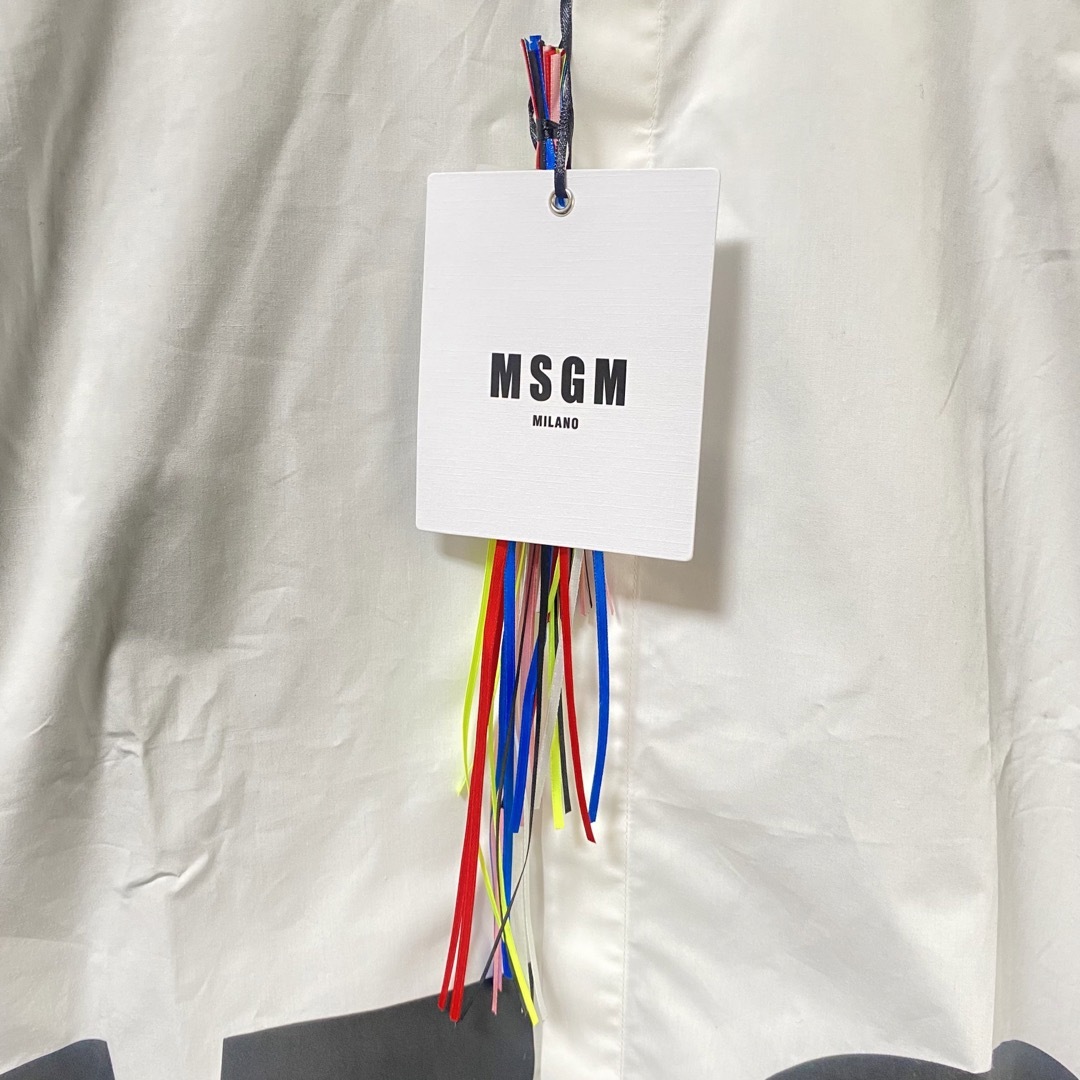 MSGM - ⚠️専用出品⚠️MSGM シャツ BIG LOGO コットンポプリンシャツ