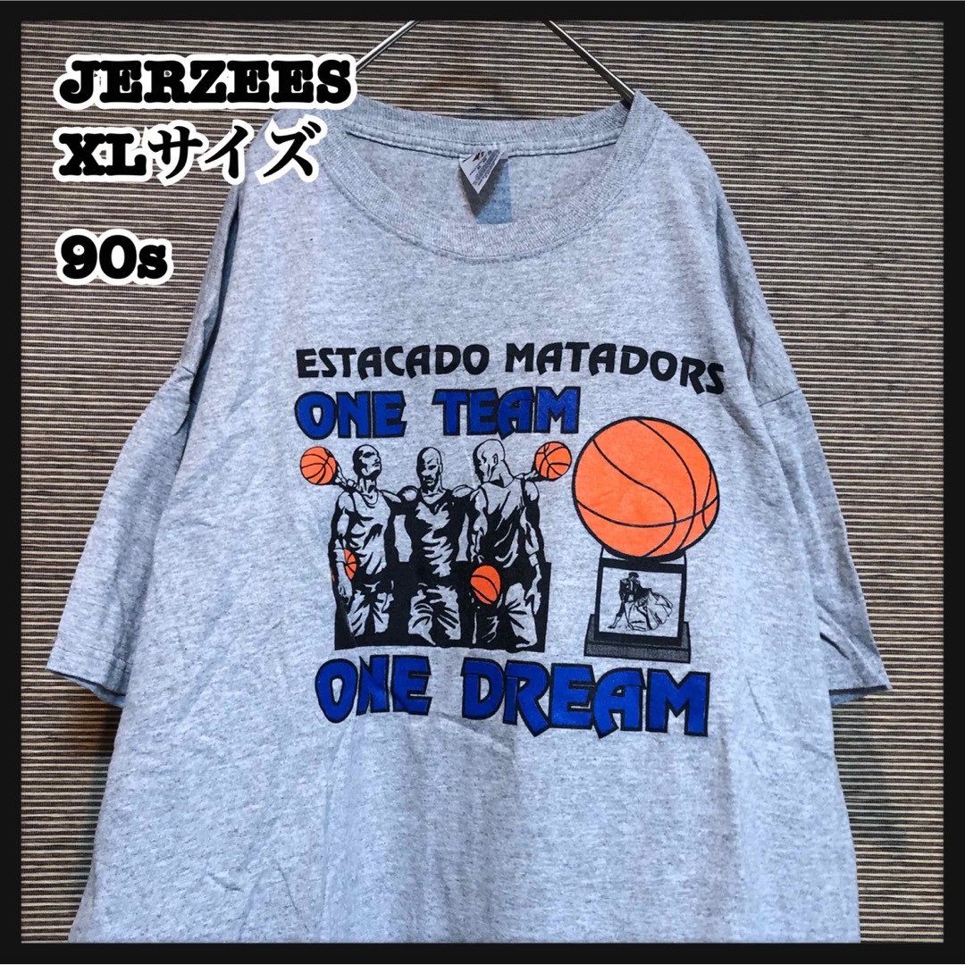 JERZEESE ジャージーズ プリント半袖Tシャツ ゆるサイズ XL