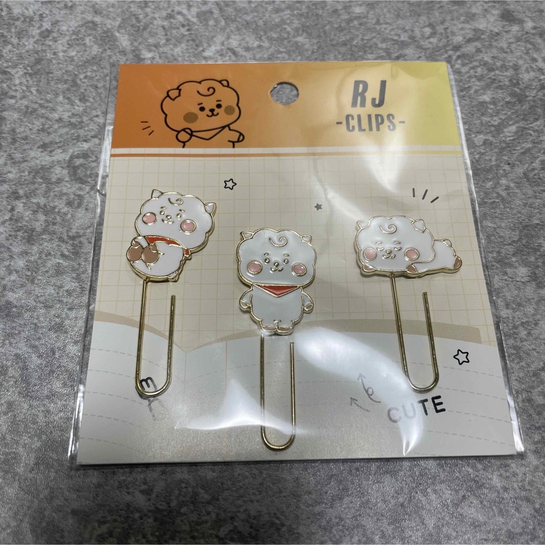 bt21 RJ CLIPS エンタメ/ホビーのおもちゃ/ぬいぐるみ(キャラクターグッズ)の商品写真