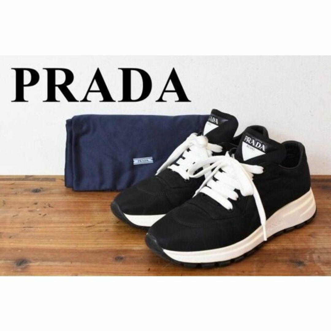 PRADA(プラダ)のSL AR0006 高級 近年モデル 美品 PRADA プラダ テスートナイロン レディースの靴/シューズ(スニーカー)の商品写真
