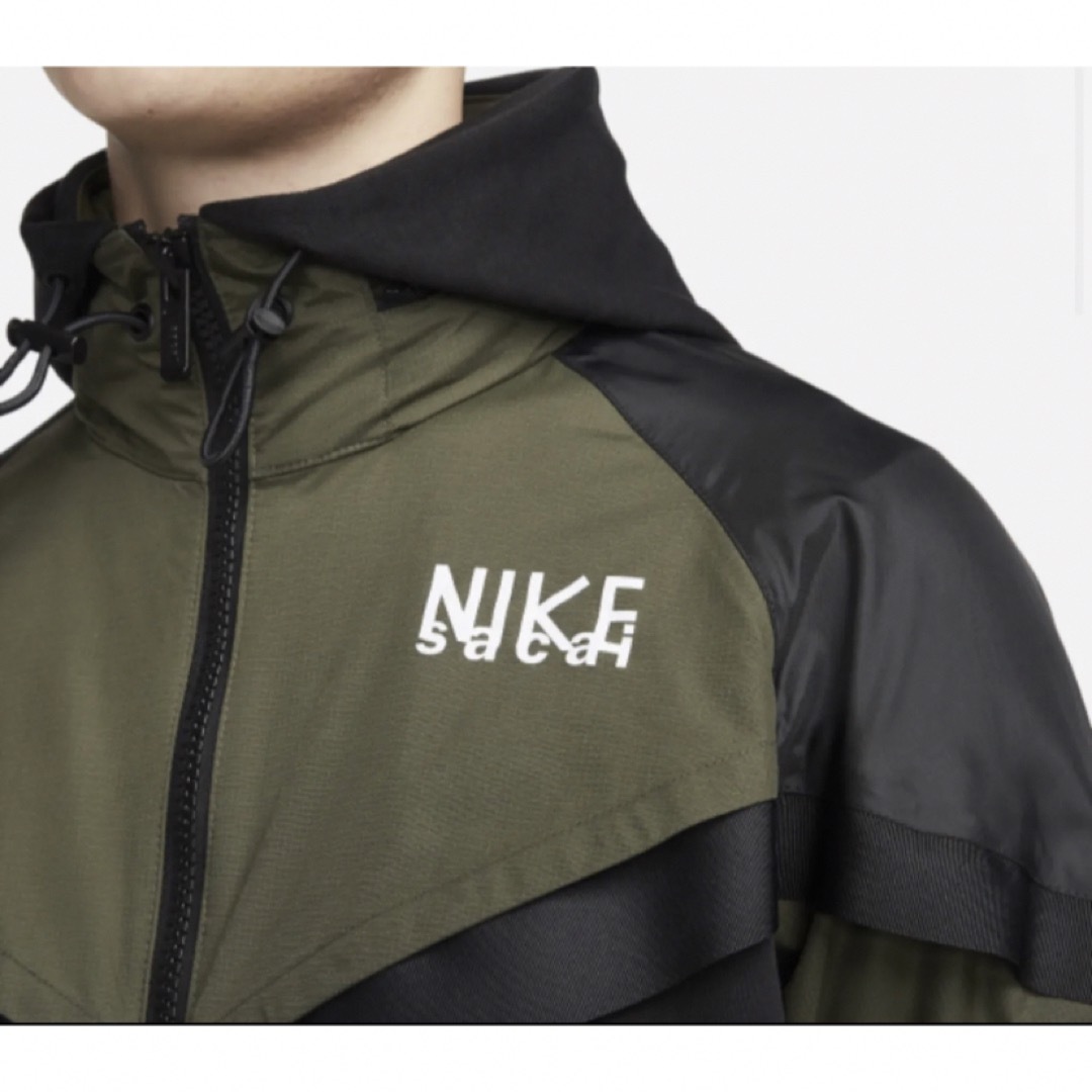 【新品!】ナイキ NIKE×サカイ Sacai ジップアップブルゾン(L)