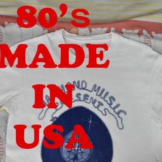 ヘインズ(Hanes)のヘインズ 80’ｓ Ｔシャツ 12662ｃ USA製 綿100％ 染込みプリント(Tシャツ/カットソー(半袖/袖なし))